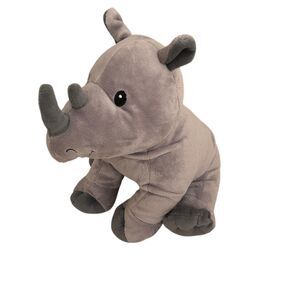 Kohl's Cares Rhino Stuffed Animal Plush 10" Gray Rhinoceros 2017